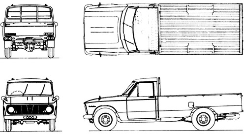Daihatsu Hi-Line F108 Pick-up (1964)