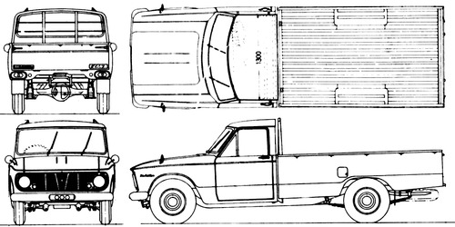 Daihatsu Hi-Line F108 Pick-up lwb (1964)
