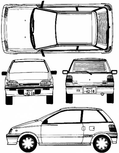 Daihatsu Leeza Z Turbo (1986)