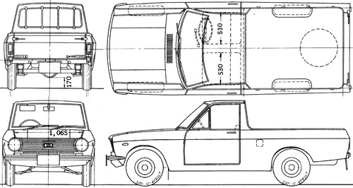 Datsun 1000 B20 Pick-up (1966)