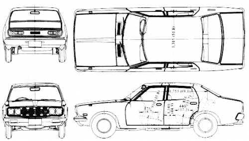 Datsun Bluebird 610 180B 4-Door (1977)