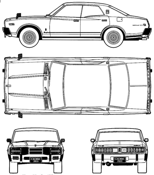 Datsun Cedric C280 4-Door Hardtop (1978)