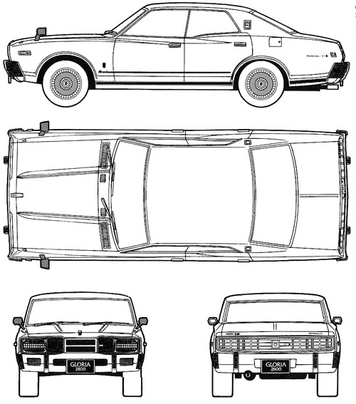 Datsun Gloria C280 4-Door Hardtop (1978)