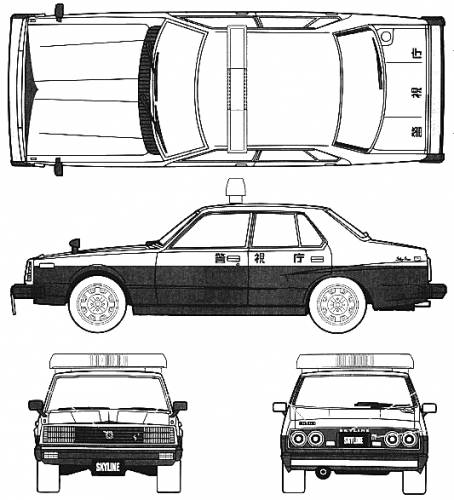 Datsun Skyline 240K 4-Door C210 (1979)