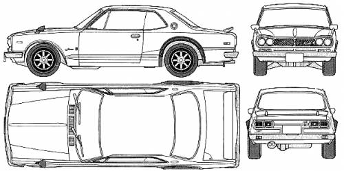 Datsun Skyline C10  GT-R 2-Door (1969)