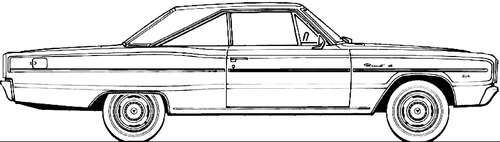 Dodge Coronet 440 Hemi 2-Door Hardtop (1966)