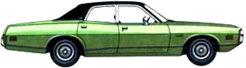 Dodge Coronet Brougham 4-Door Sedan (1971)