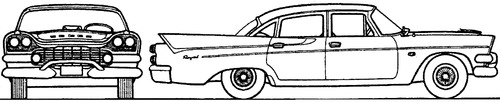 Dodge Custom Royal Lancer 4-Door Sedan (1958)