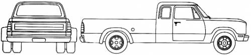 Dodge D300 Pick-up Club Cab (1976)