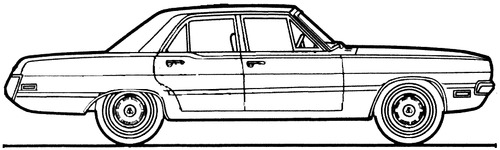 Dodge Dart 4-Door Sedan (1972)