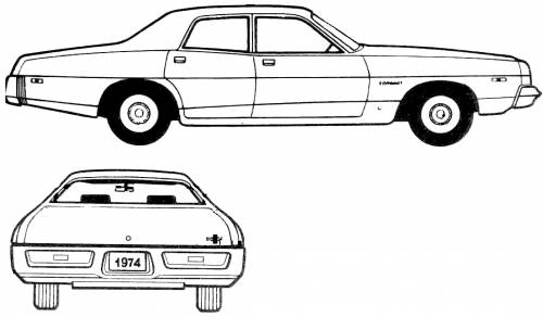 Dodge Monaco Sedan (1974)