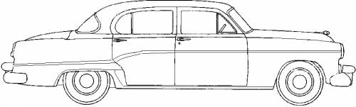 Dodge Royal 4-Door Sedan (1954)