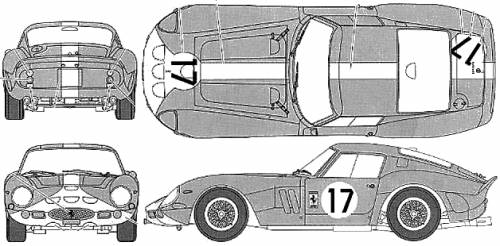 Ferrari 250GTO Le Mans 24h (1962)