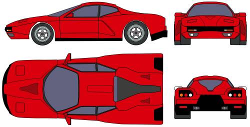 Ferrari FZ 93 Zagato (1993)