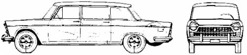 Fiat 1800 B Limousine Lombardi (1961)
