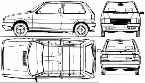 Fiat Uno 3-Door 60 (1986)