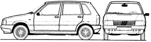 Fiat Uno 45 5-Door (1987)