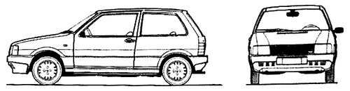 Fiat Uno 60 3-Door (1987)