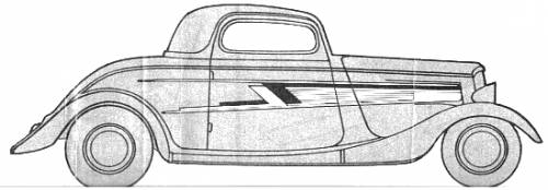 Ford 3-Windows Coupe (ZZ Top Eliminator) (1933)
