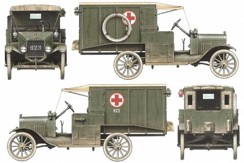 Ford Ambulance AEF (1917)