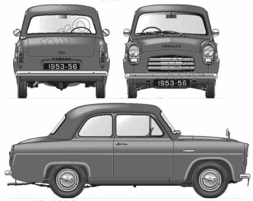Ford Anglia 100E 2-Door (1953)