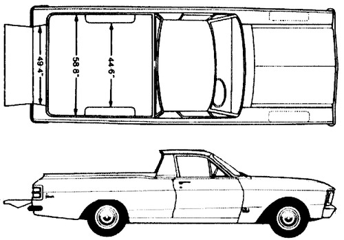 Ford AUS Falcon XY Utility (1970)