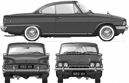 Ford Consul Capri GT 116E (1962)