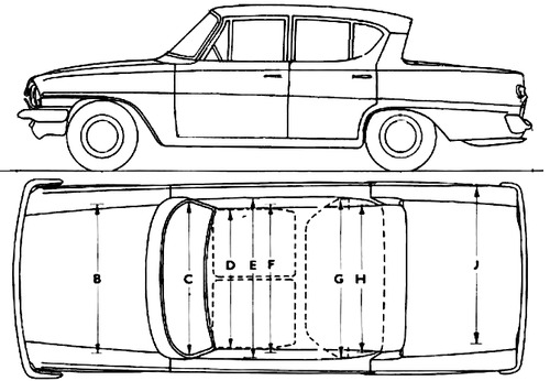 Ford Consul Classic Classic 315 4-Door (1962)