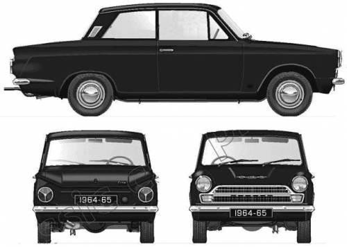 Ford Cortina Mk.I 1500 2-Door (1964)
