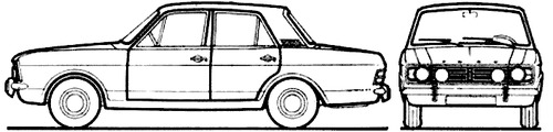 Ford Cortina Mk.II 1600 GT 4-Door (1969)