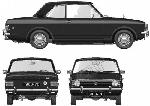 Ford Cortina Mk.II 1600GT 2-Door (1966)