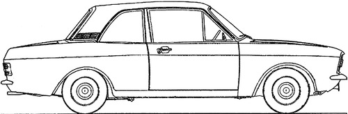 Ford Cortina Mk.II DeLuxe 2-Door (1967)