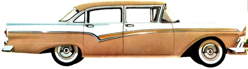 Ford Custom 300 Fordor Sedan (1957)