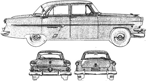 Ford Customline Fordor Sedan (1954)