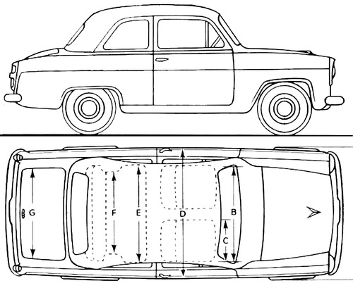 Ford E Anglia 100E (1958)
