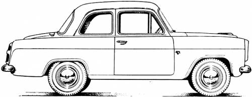 Ford E Anglia 100E 2-Door (1956)