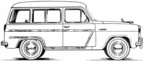 Ford E Anglia 100E Squire Estate (1958)