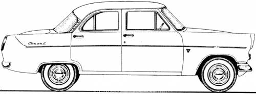 Ford E Consul 204E 4-Door (1958)