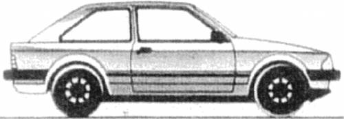 Ford E Escort Mk.III 3-Door (1980)