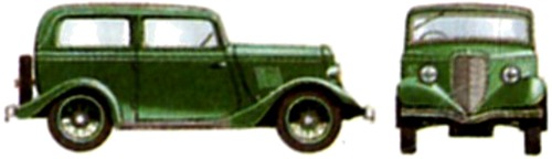 Ford E Popular 2-Door (1936)