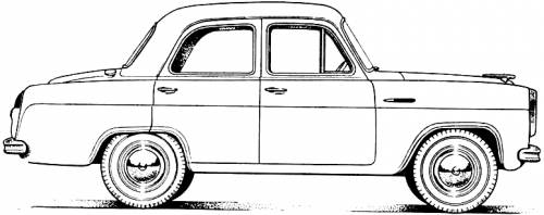Ford E Prefect 100E 4-Door (1954)