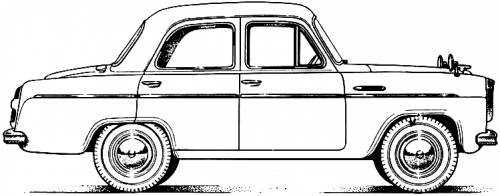 Ford E Prefect 100E 4-Door DeLuxe (1958)