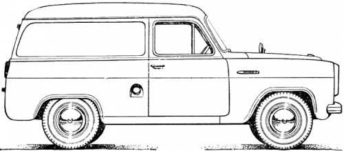 Ford E Thames 300E Van 5cwt (1958)