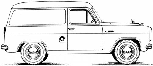 Ford E Thames 300E Van 7cwt (1956)