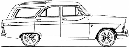 Ford E Zodiac 206E Estate (1958)