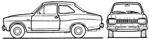 Ford Escort Mk.I 1300 GT 2-Door (1968)