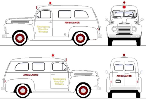 Ford F1 Ambulance SWB (1948)