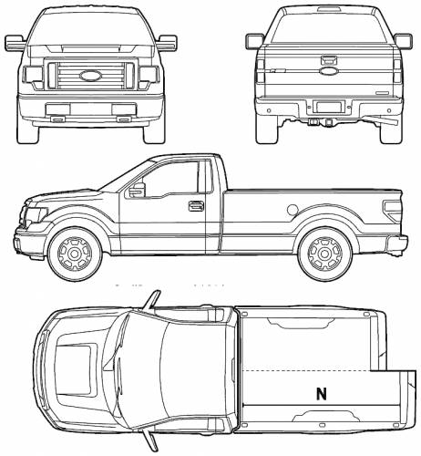 Ford F-150 Pick-up Single Cab (2012)