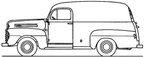 Ford F-1 Panel Delivery Van (1948)