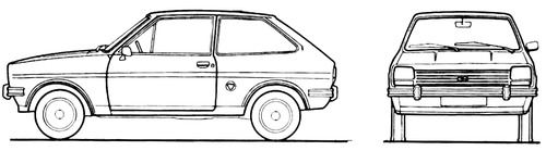 Ford Fiesta Mk.I 1100 (1976)